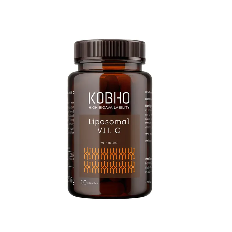 Kobho Liposomal Vitamina C, 60 capsulas Kobho Liposomal Vitamina C, 60 capsulas