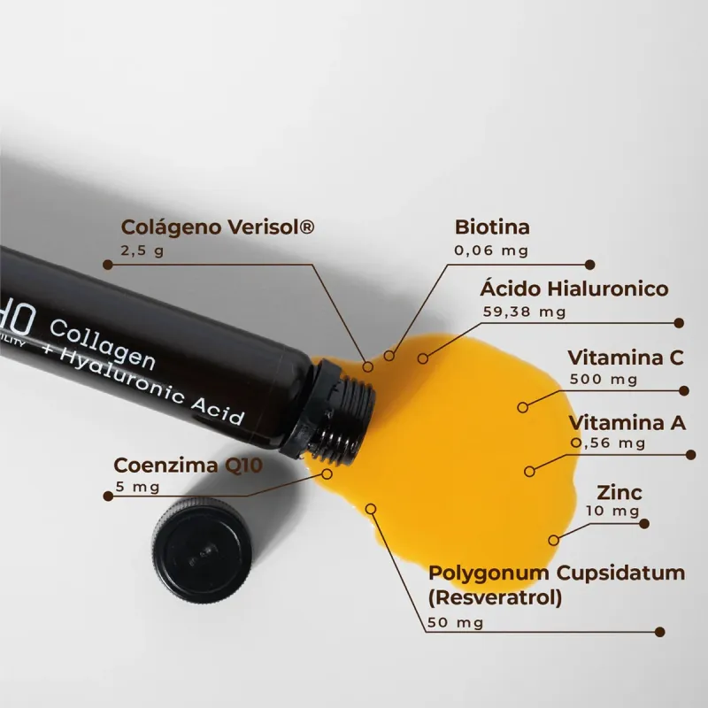 Kobho Colágeno Con Acido Hialurónico, 20 viales