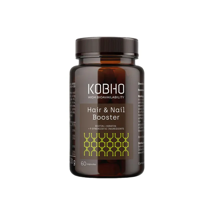 Kobho Hair & Nail Booster, 60 capsulas Kobho Hair & Nail Booster, 60 capsulas