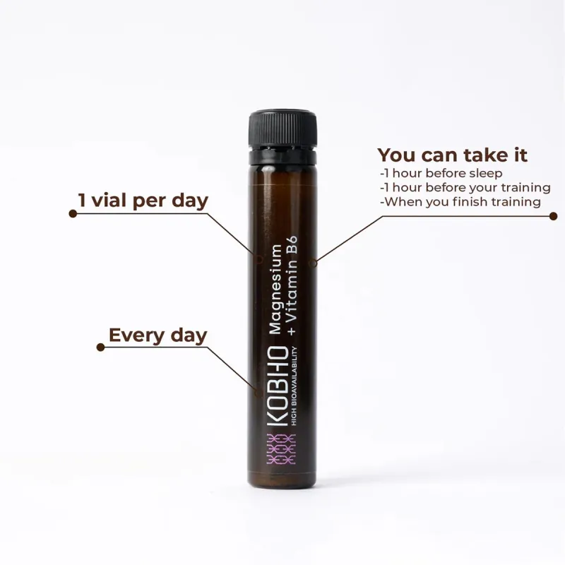 Kobho Magnesio + Vitamina B6, 20 viales Kobho Magnesio + Vitamina B6, 20 viales