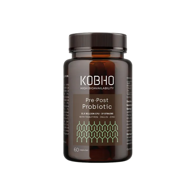 Kobho Pre-Post Probiotico, 60 capsulas