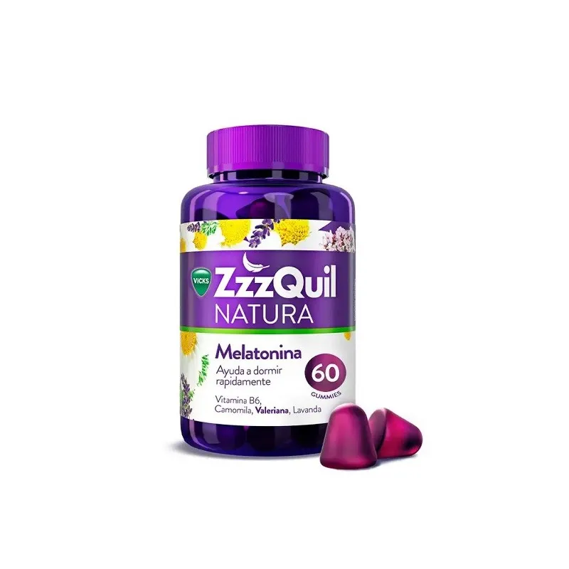ZzzQuil Natura Melatonina, 60 Gominola.