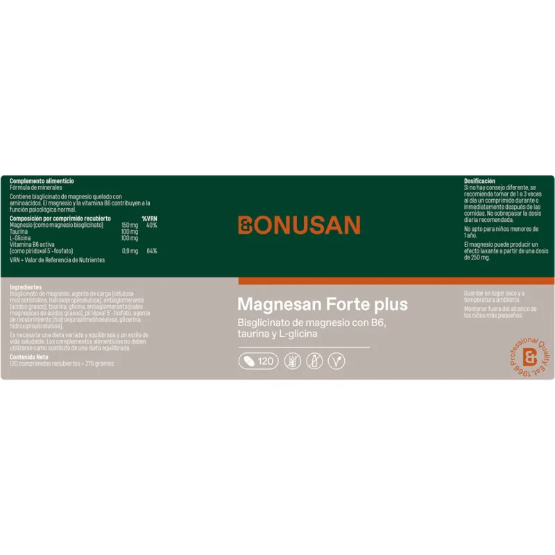 Bonusan Magnesan Forte Plus | Farmacia Barata