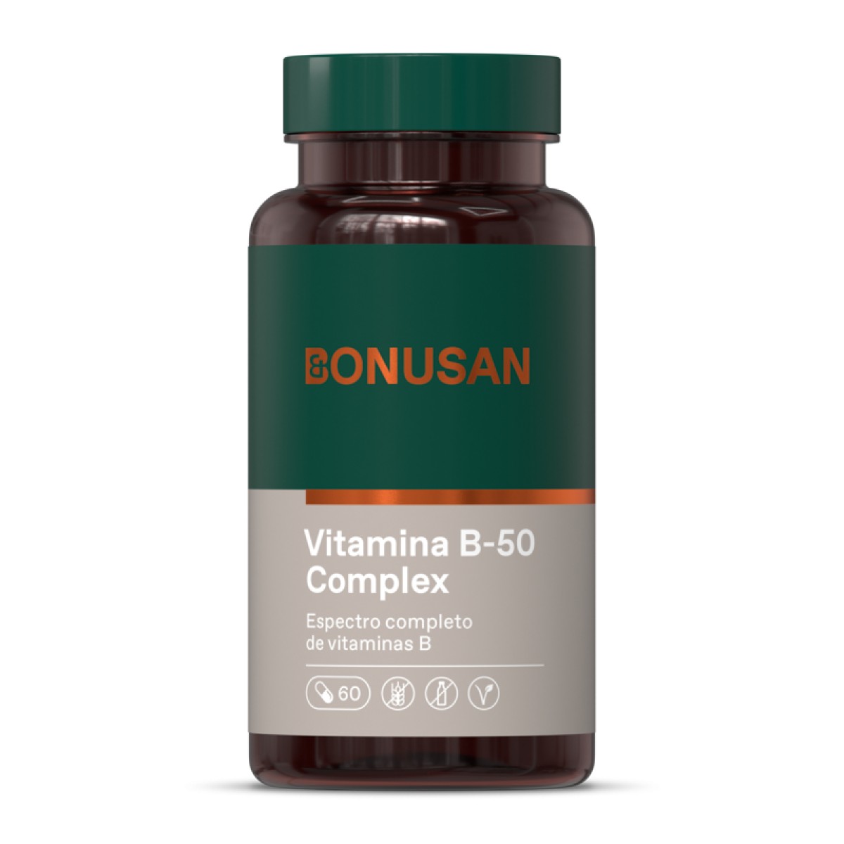 Bonusan vitamina B-50 complex, 60 cápsulas