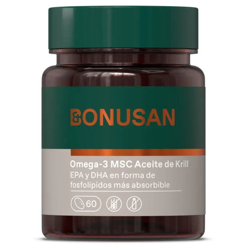 Bonusan Omega-3 Krill MSC 60 perlas | Farmacia Barata Bonusan Omega-3 Krill MSC 60 perlas | Farmacia Barata