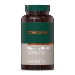 Bonusan Vitamina B5 Acido pantoténico 500 mg, 90 cápsulas