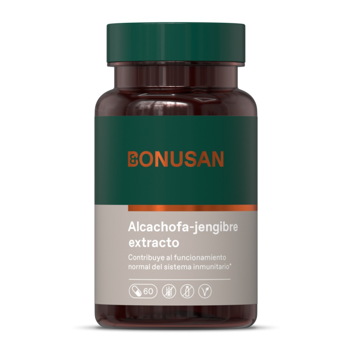 Bonusan Alcachofa-Jengibre extracto 60 cápsulas