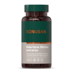 Bonusan Valeriana-Melissa extracto 60 cápsulas