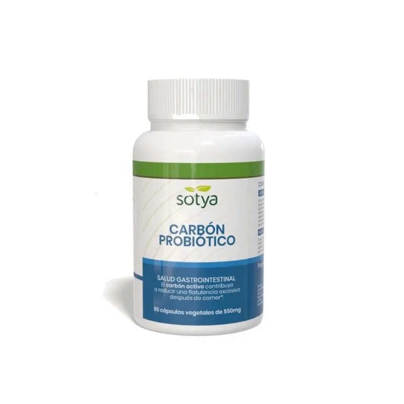 Sotya carbon activado con probiotico, 90 caps 550 g Sotya carbon activado con probiotico, 90 caps 550 g