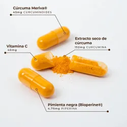 Kobho Curcuma + Piperin,60 capsulas Kobho Curcuma + Piperin,60 capsulas