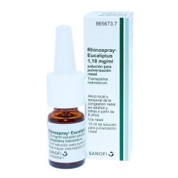 Rhinospray Eucaliptus 1,18mg/ml Solucion para pulverización nasal, 10 ml