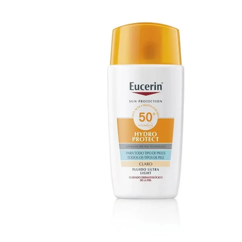 Eucerin Sun Hydroprotect Fluido Ultra Light SPF50+ Tono Claro, 50 ml Eucerin Sun Hydroprotect Fluido Ultra Light SPF50+ Tono Claro, 50 ml