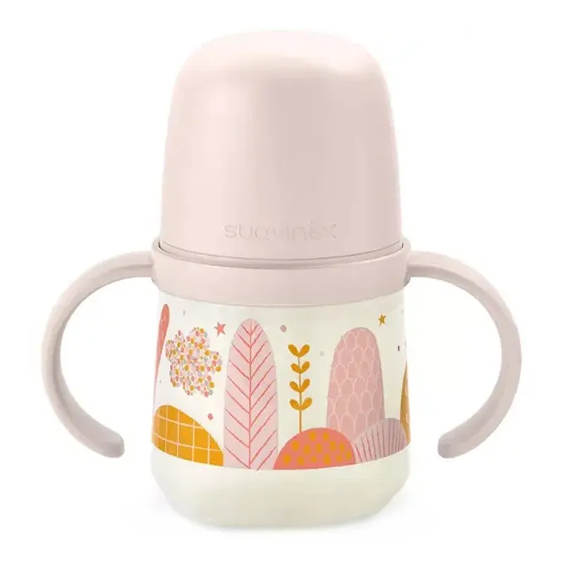 Suavinex Biberon Silicona con Asas +4m, 150ml. Suavinex Biberon Silicona con Asas +4m, 150ml.