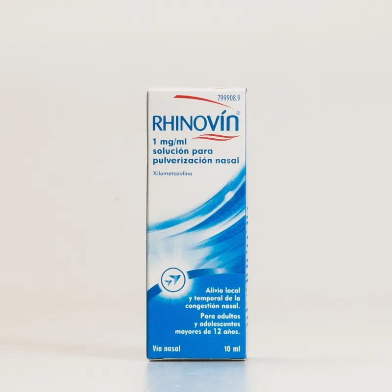 Rhinovin (Antes Otrivin) 0,1% Nebulizador Nasal, 10ml. Rhinovin (Antes Otrivin) 0,1% Nebulizador Nasal, 10ml.