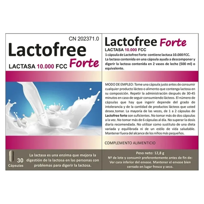 Bluecube Lactofree Forte, 30 cápsulas | Farmacia Barata Bluecube Lactofree Forte, 30 cápsulas | Farmacia Barata