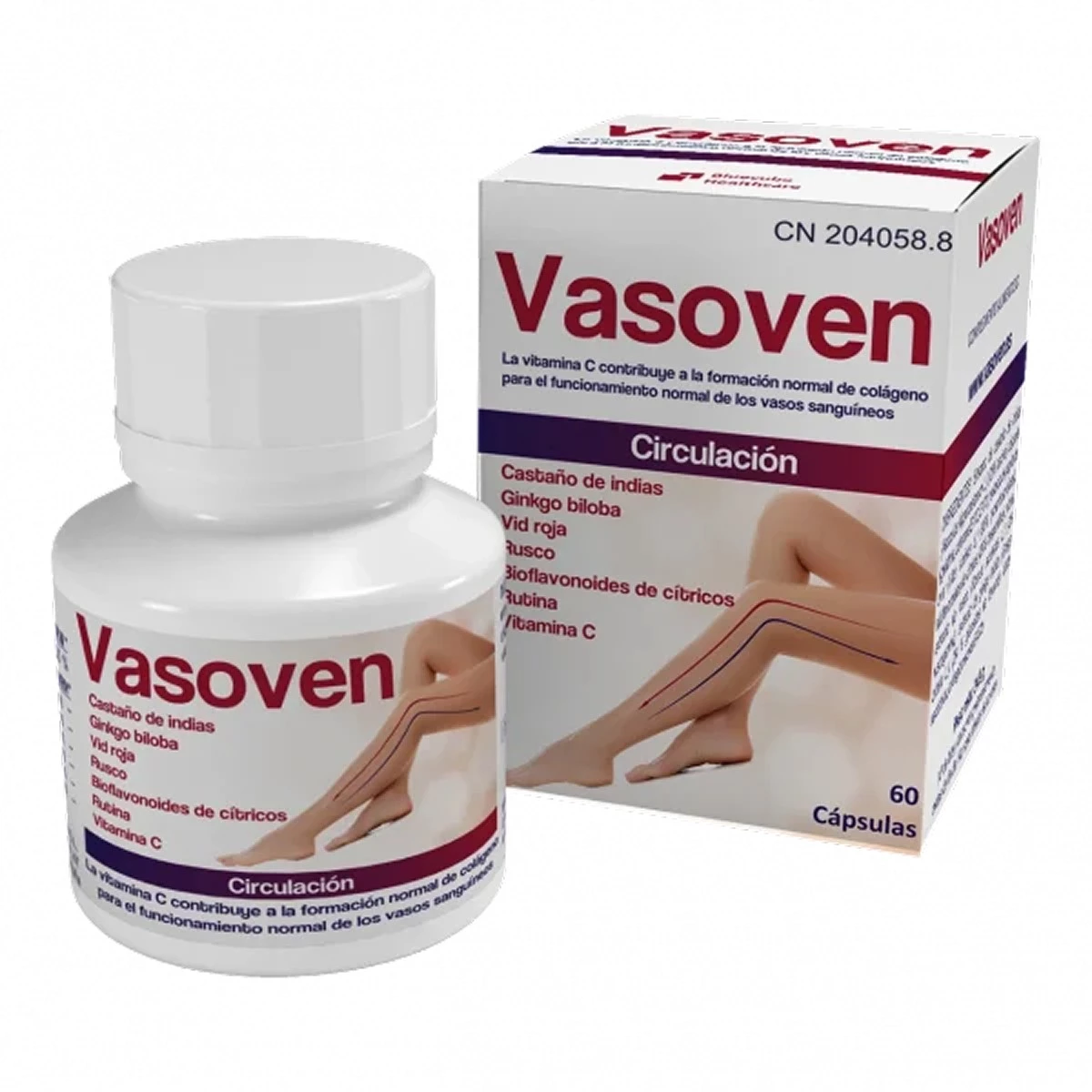 Bluecare Vasoven, 60 cápsulas