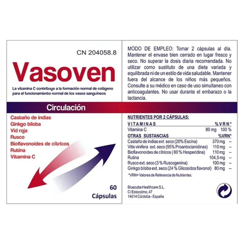Bluecare Vasoven | Farmacia Barata