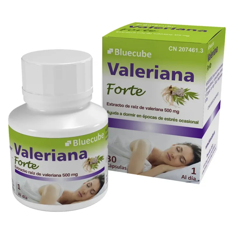 Bluecube Valeriana Forte | Farmacia Barata