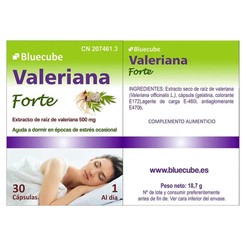 Bluecube Valeriana Forte | Farmacia Barata Bluecube Valeriana Forte | Farmacia Barata