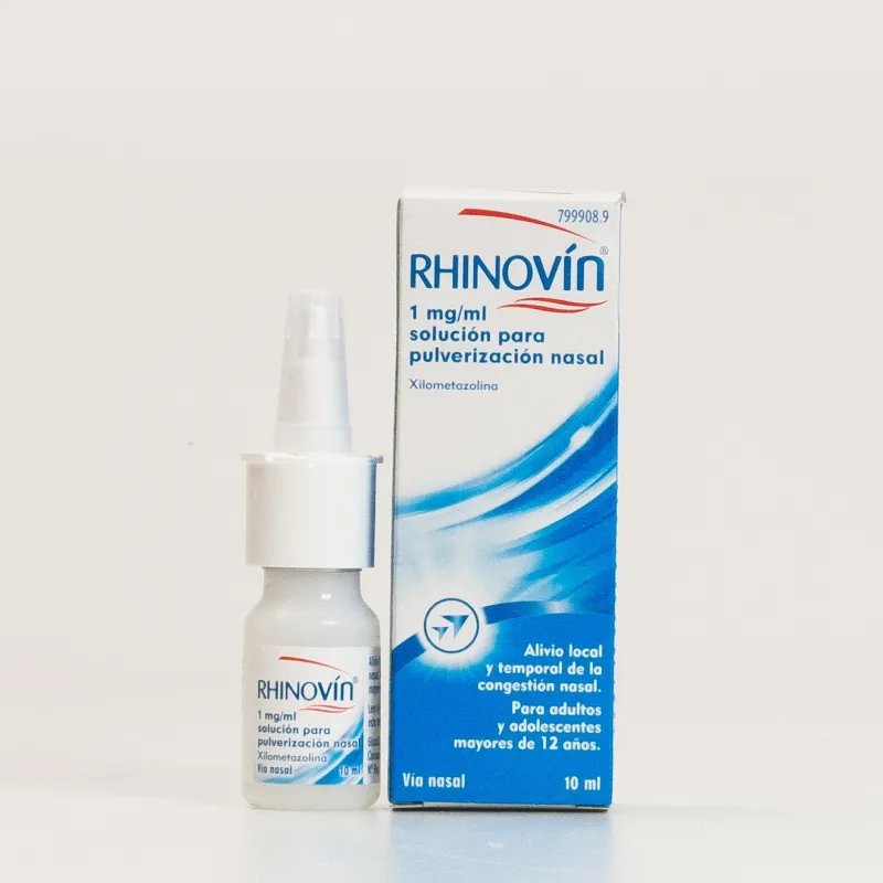 Rhinovin (Antes Otrivin) 0,1% Nebulizador Nasal, 10ml. Rhinovin (Antes Otrivin) 0,1% Nebulizador Nasal, 10ml.