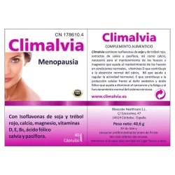 Climalvia, 60 cápsulas | Farmacia Barata