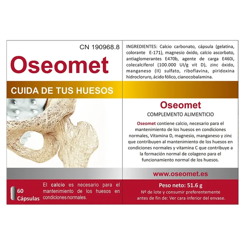 Bluecube Oseomet, 60 cápsulas | Farmacia Barata Bluecube Oseomet, 60 cápsulas | Farmacia Barata