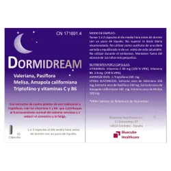 Bluecube Dormidream, 60 cápsulas | Farmacia Barata Bluecube Dormidream, 60 cápsulas | Farmacia Barata