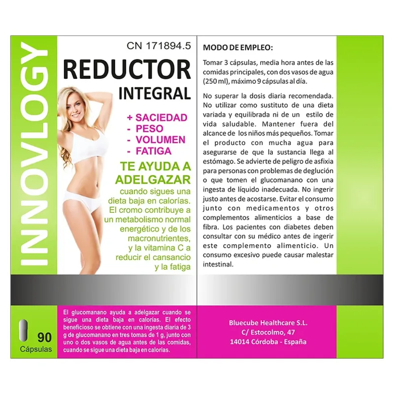 Bluecube Innovlogy Reductor Integral | Farmacia Barata Bluecube Innovlogy Reductor Integral | Farmacia Barata