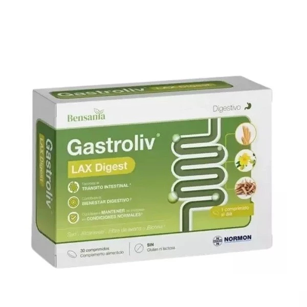 Normon Gastroliv Lax Digest, 30 comprimidos