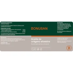 Bonusan Aceite de orégano silvestre información