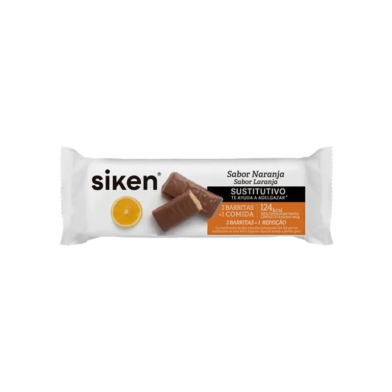 Siken Form Barrita sustitutiva sabor naranja, 44g.