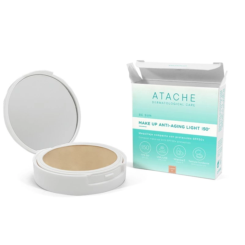 Atache Be sun Anti-Aging Compacto Light SPF50