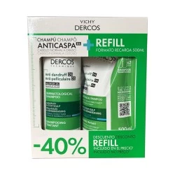 Dercos Pack Anticaspa Grasa 400ml+300ml