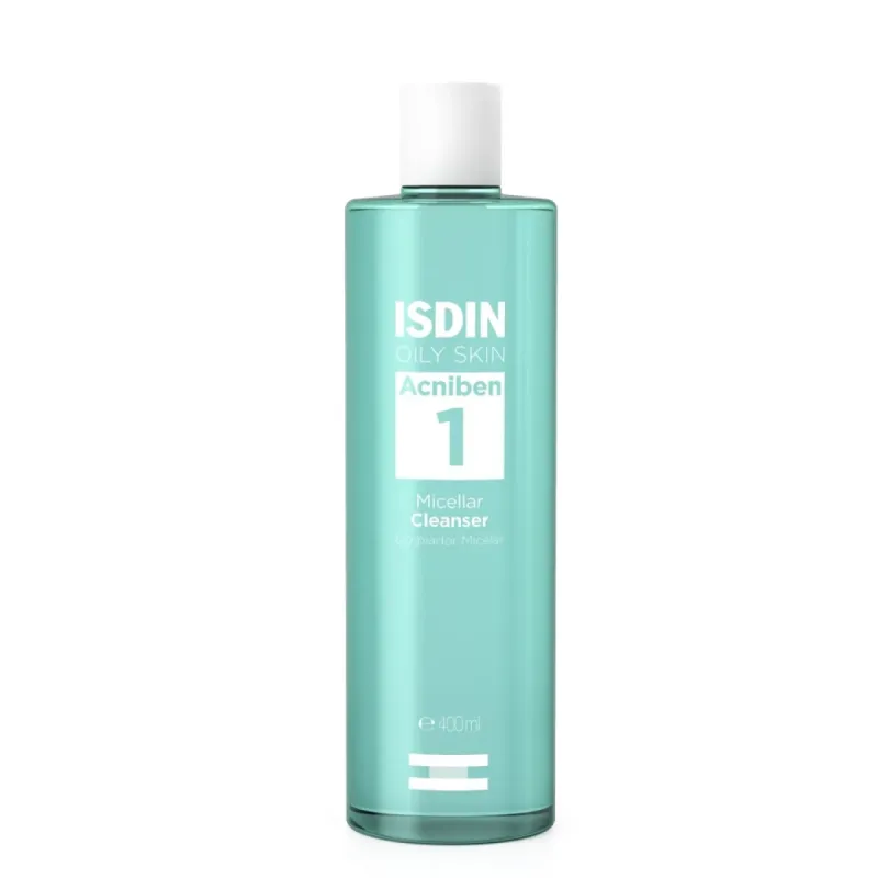 Isdin Acniben limpiador micelar, 400 ml