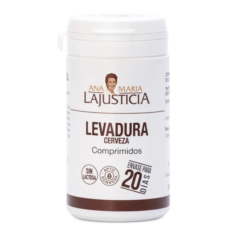 Ana María Lajusticia Levadura de cerveza, 80 comp. | Farmacia Barata