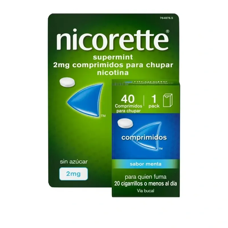 Nicorette Supermint 2mg, 40 comprimidos Nicorette Supermint 2mg, 40 comprimidos