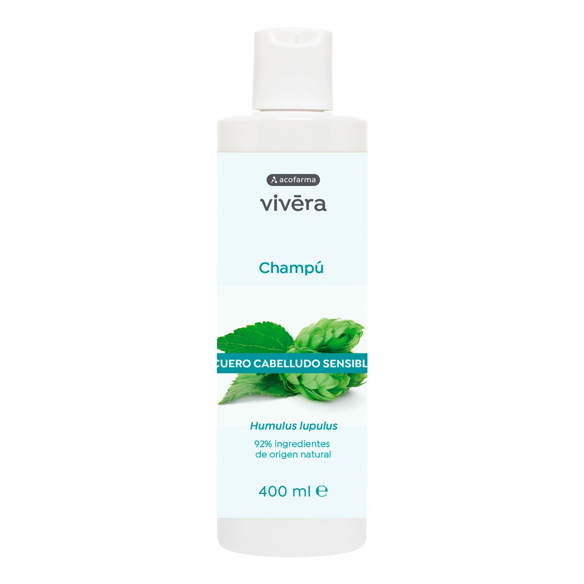 Acofar Vivera Champú Cuero Cabelludo Sensible, 400 ml