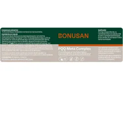 Bonusan PQQ Meta Plus etiqueta Bonusan PQQ Meta Plus etiqueta