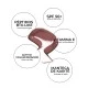 SEGLE SUN CARE SPF 50+ LIP BALM COOKIE GLAZE
