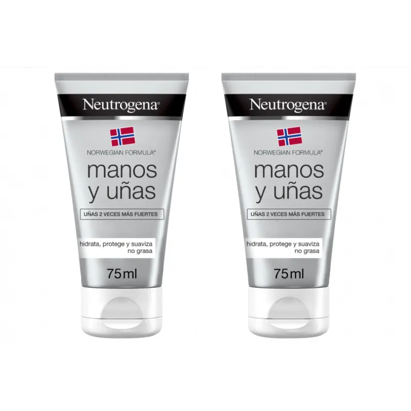 NEUTROGENA MANOS Y UÑAS DUPLOS 2X75ML NEUTROGENA MANOS Y UÑAS DUPLOS 2X75ML