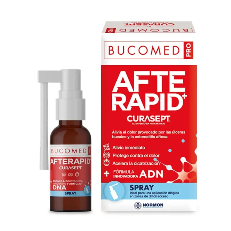 Bucomed Curasept Afterapid Spray, 15 ml | Farmacia Barata Bucomed Curasept Afterapid Spray, 15 ml | Farmacia Barata