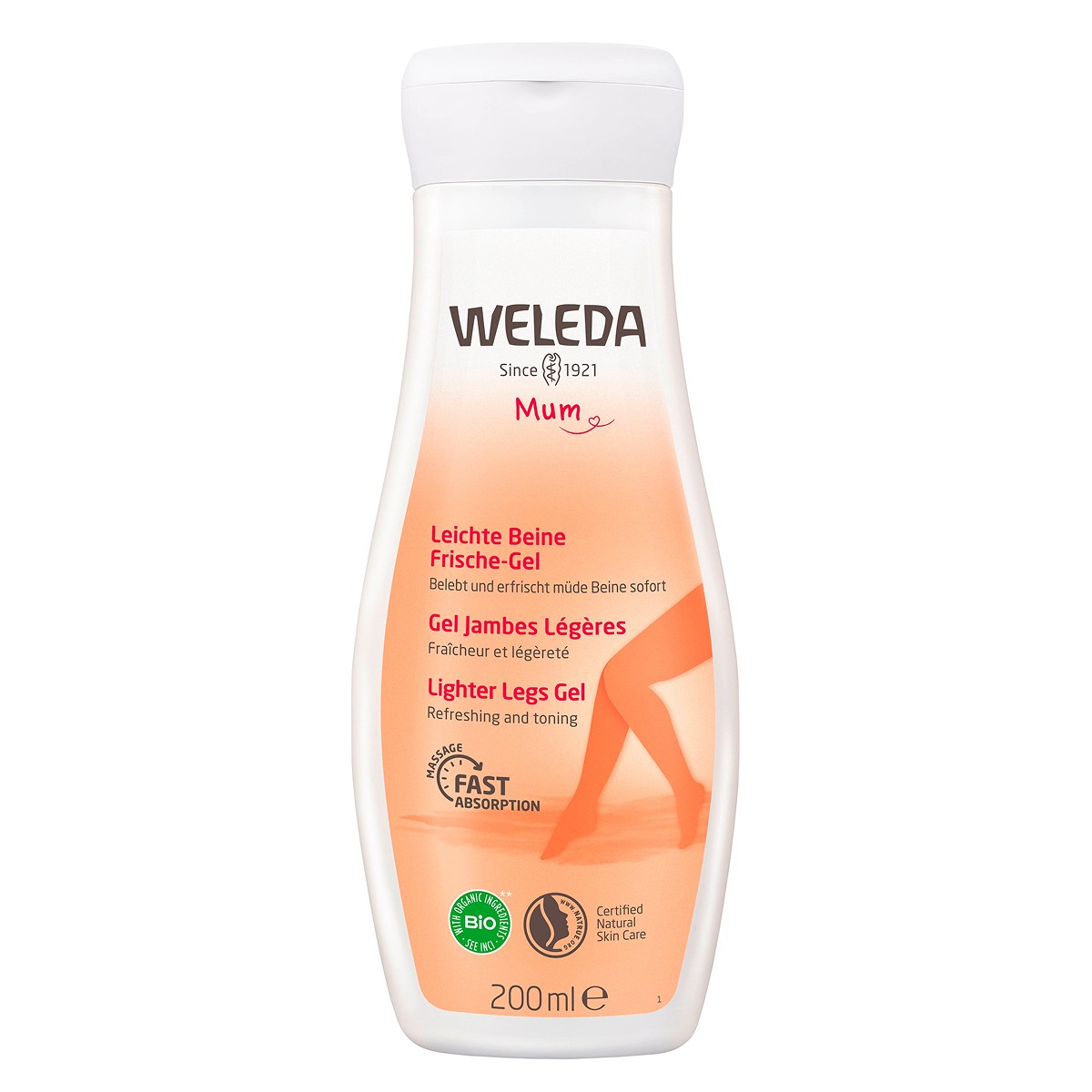 Weleda Gel Refrescante Piernas Ligeras, 200 ml