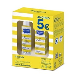 Mustela solar pack facial+corporal, 40+200 ml