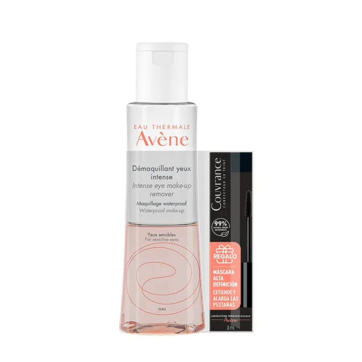 Avene Desmaquillante Ojos Intenso, 125ml + Mascara alta definicion ojos 5ml Regalo