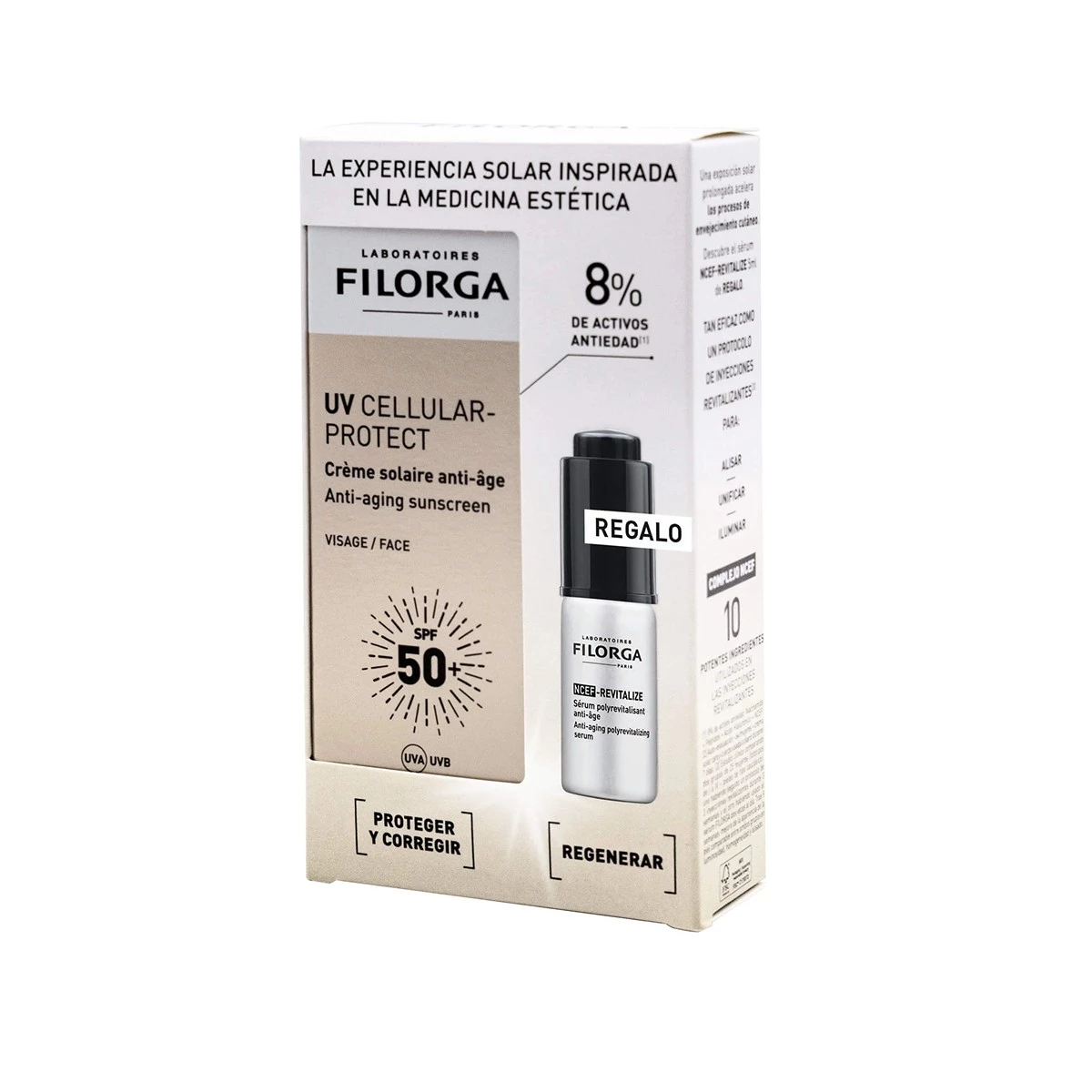 Filorga UV-Cell SPF50+ Proctect Face, 40 ml + NCEF Serum