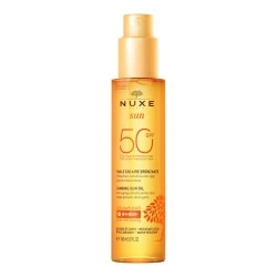 Nuxe Sun SPF50+ Aceite Solar Bronceador, 150 ml