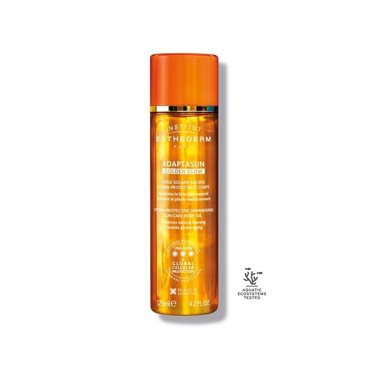 Esthederm Adaptasun Aceite Corporal Nacarado Glow, 125 ml