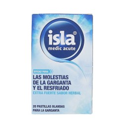 ISLA MEDIC ACUTE 20 PASTILLAS BLANDAS SABOR HERBAL