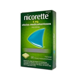 Nicorette 4 mf, 30 chicles medicamentosos