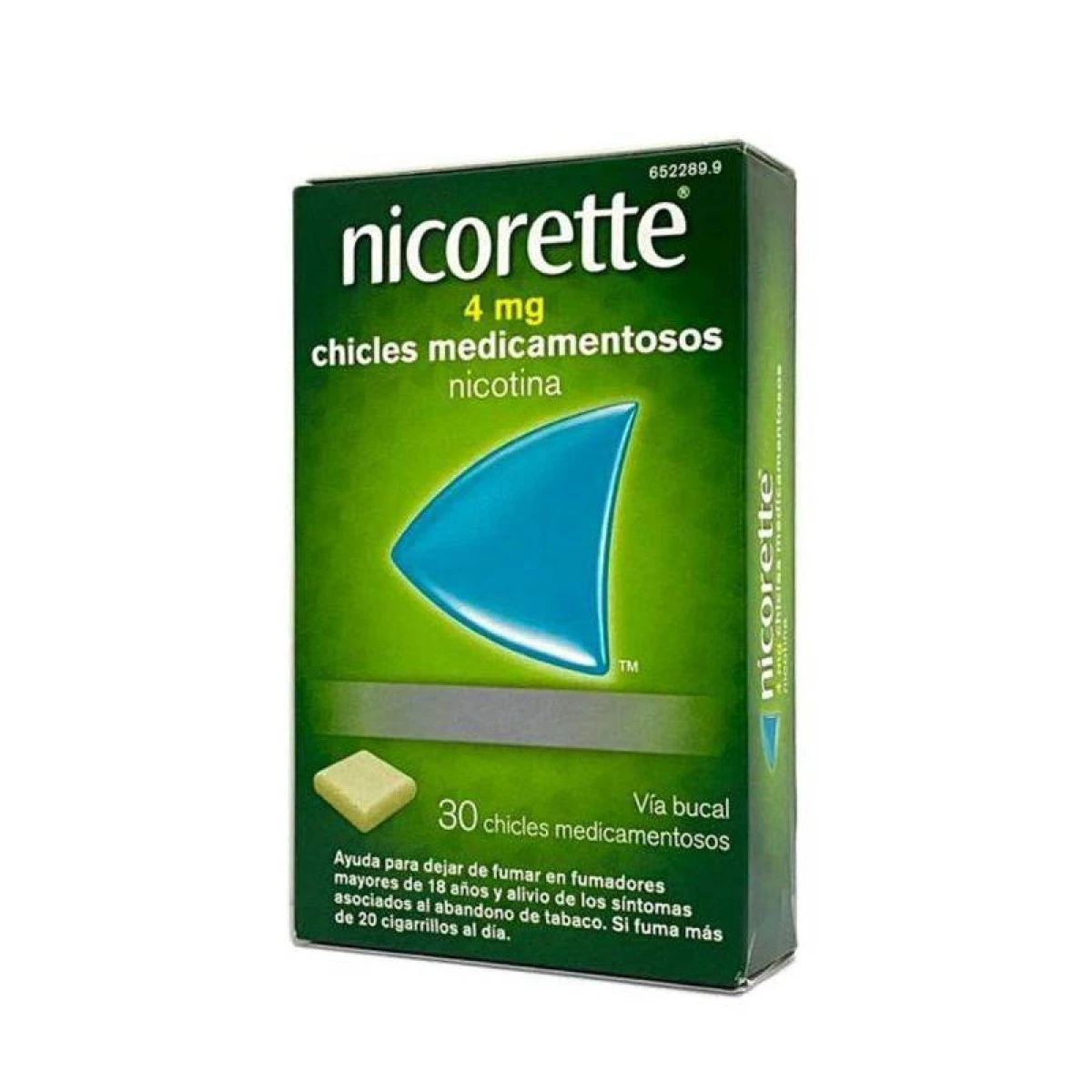 Nicorette 4 mf, 30 chicles medicamentosos